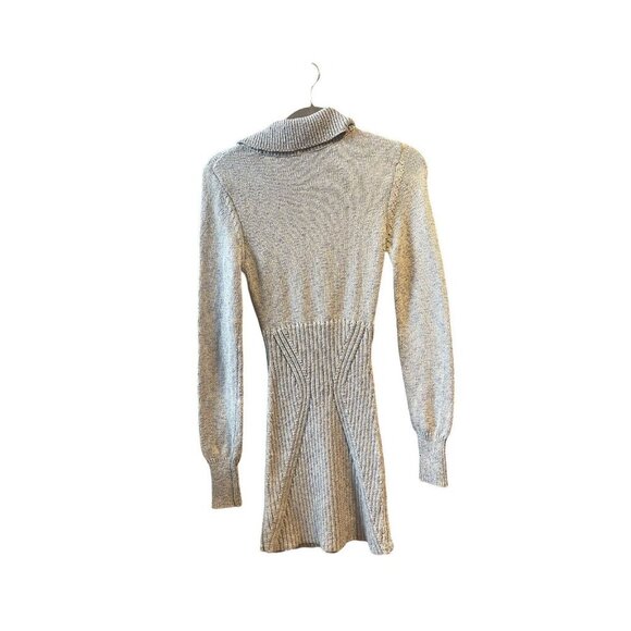 NWT Free People Mont Blanc Mini Sweater Dress Zip Up Collar Cable Knit Small - Picture 7 of 12